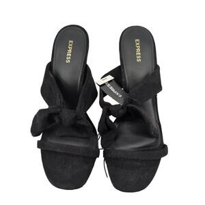 NWT Express High Heels Woman Size 9.5 Fabric Sole